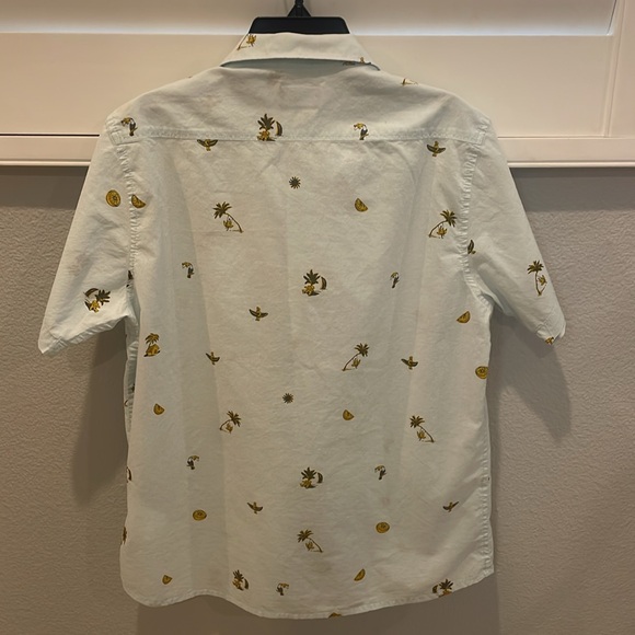 Billabong Boys collared button down print shirt - Picture 4 of 4